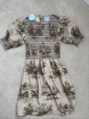 NWT Hill House Equestrian Print Mini Dress